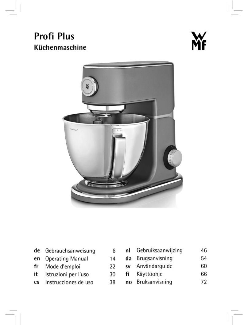 WMF Profi Plus operating manual