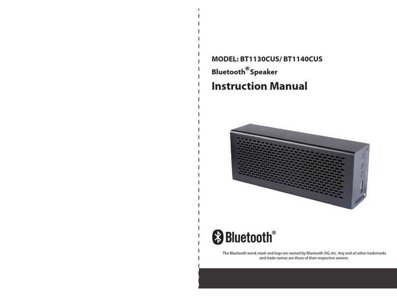 Acoustic Arc BT1130CUS instruction manual