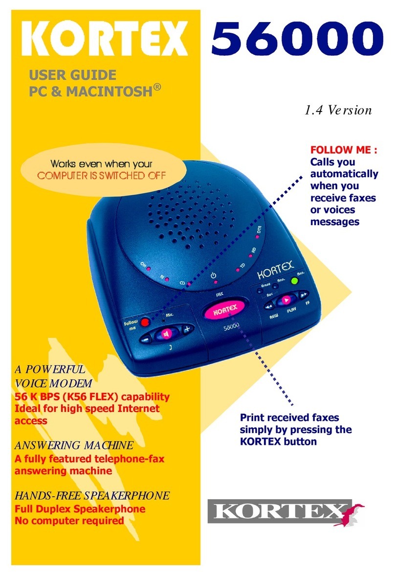 Kortex 56000 PCMCIA user guide