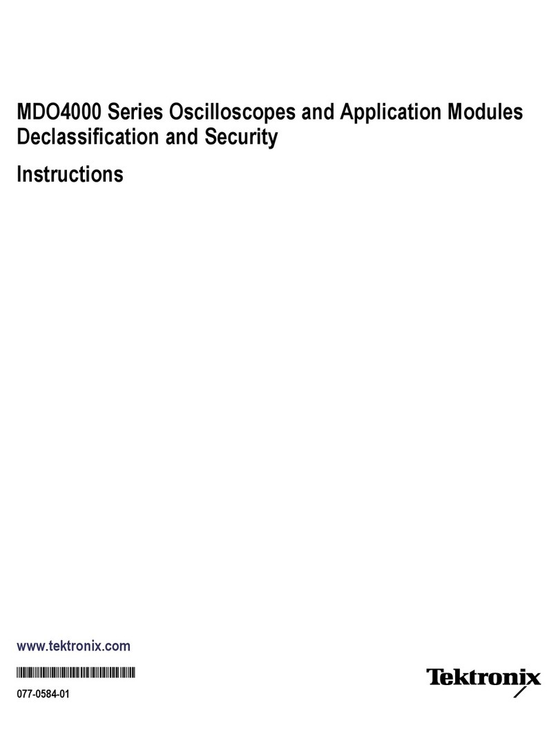 Tektronix MDO4104-6 User manual
