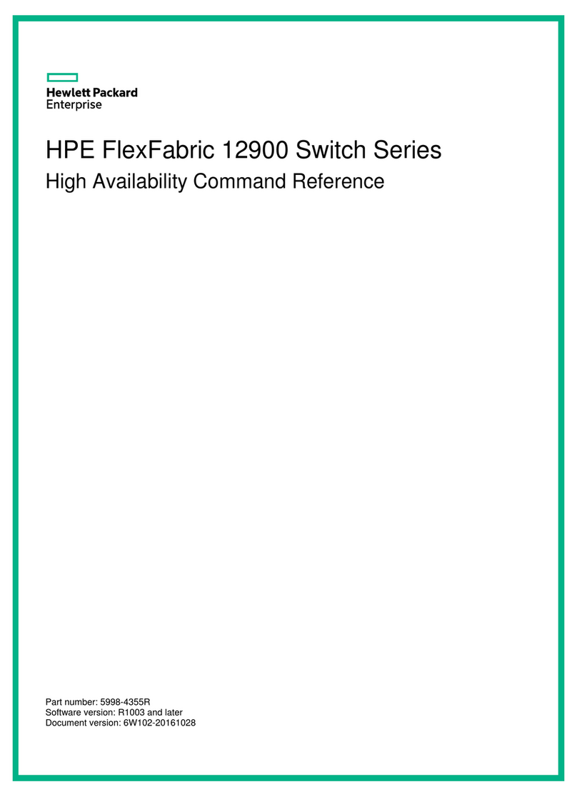 HPE FlexFabric 12900 Installation manual