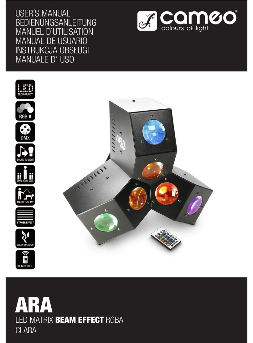 Cameo CLARA user manual