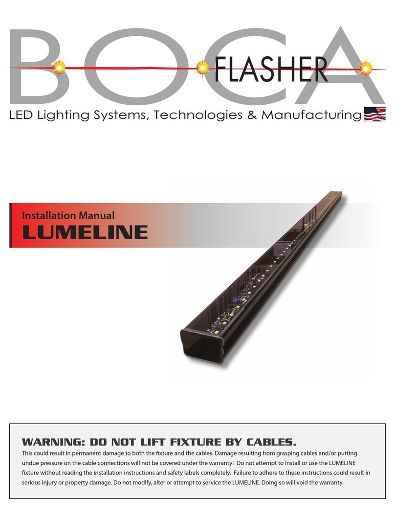 Boca Flasher LUMELINE installation manual