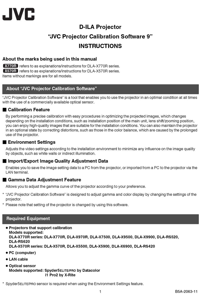JVC DLA-X770R instructions