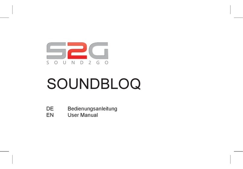 SOUND2GO SOUNDBLOQ User manual