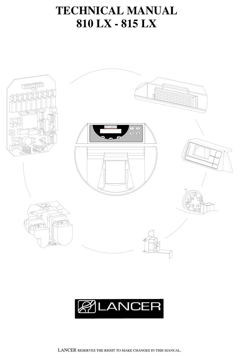 lancer 815 LX User manual