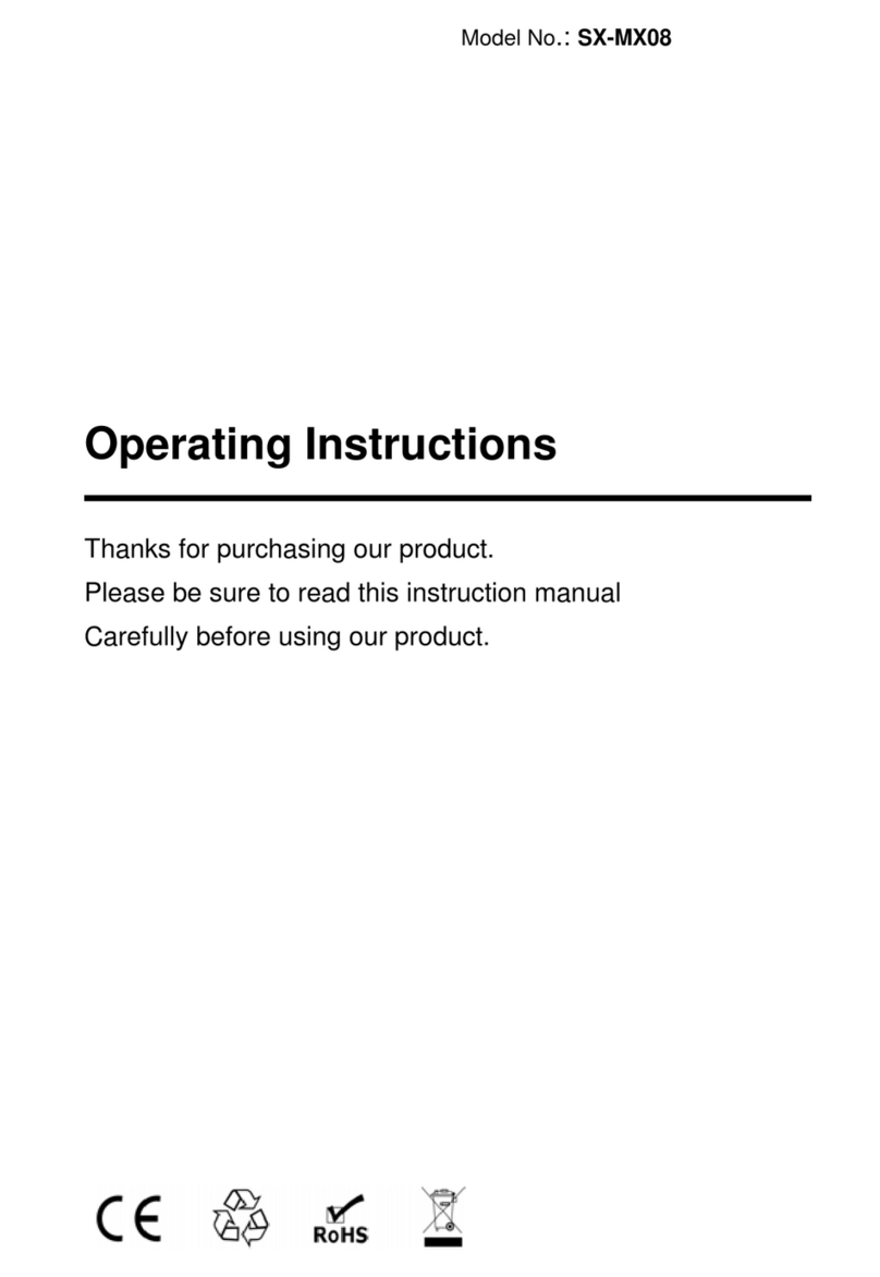 Foxun SX-MX08 User manual