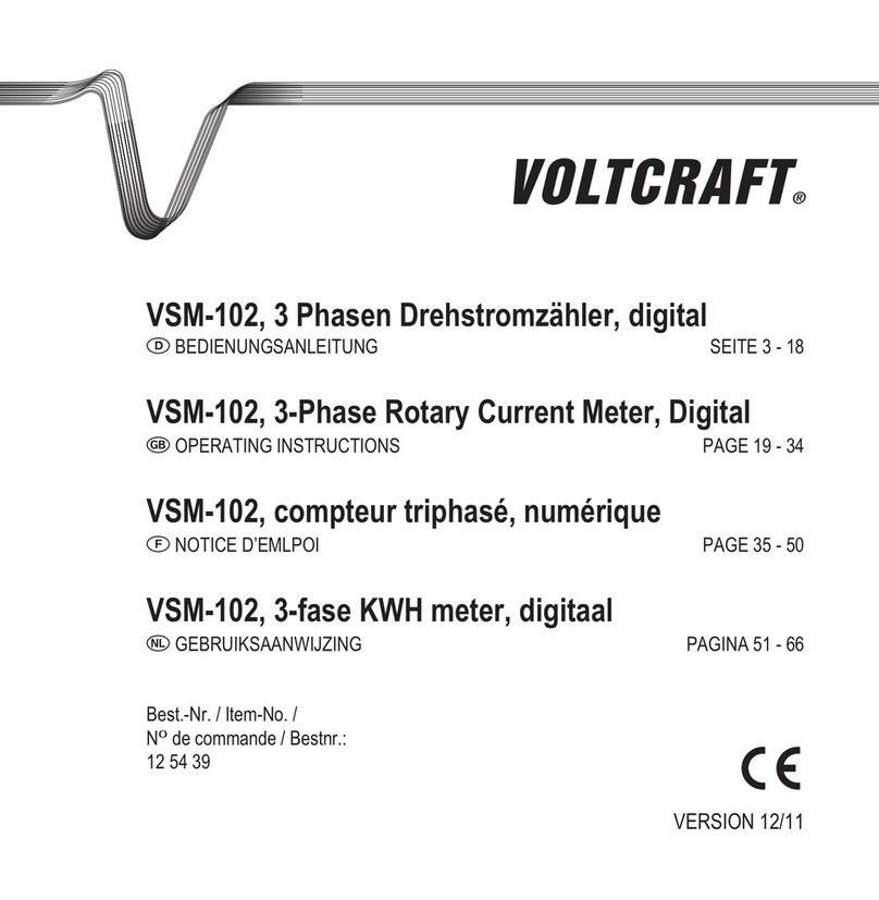 VOLTCRAFT VSM-102 operating instructions