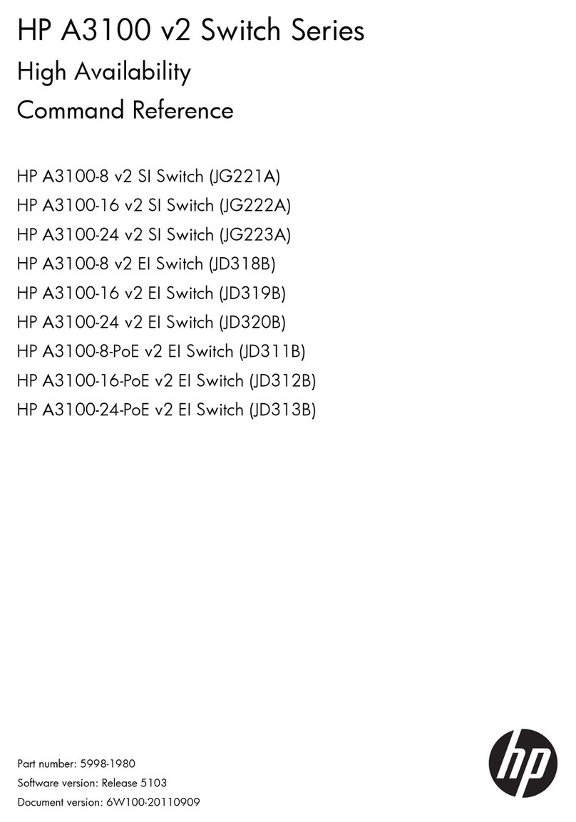 HP A3100-8 v2 SI Installation manual
