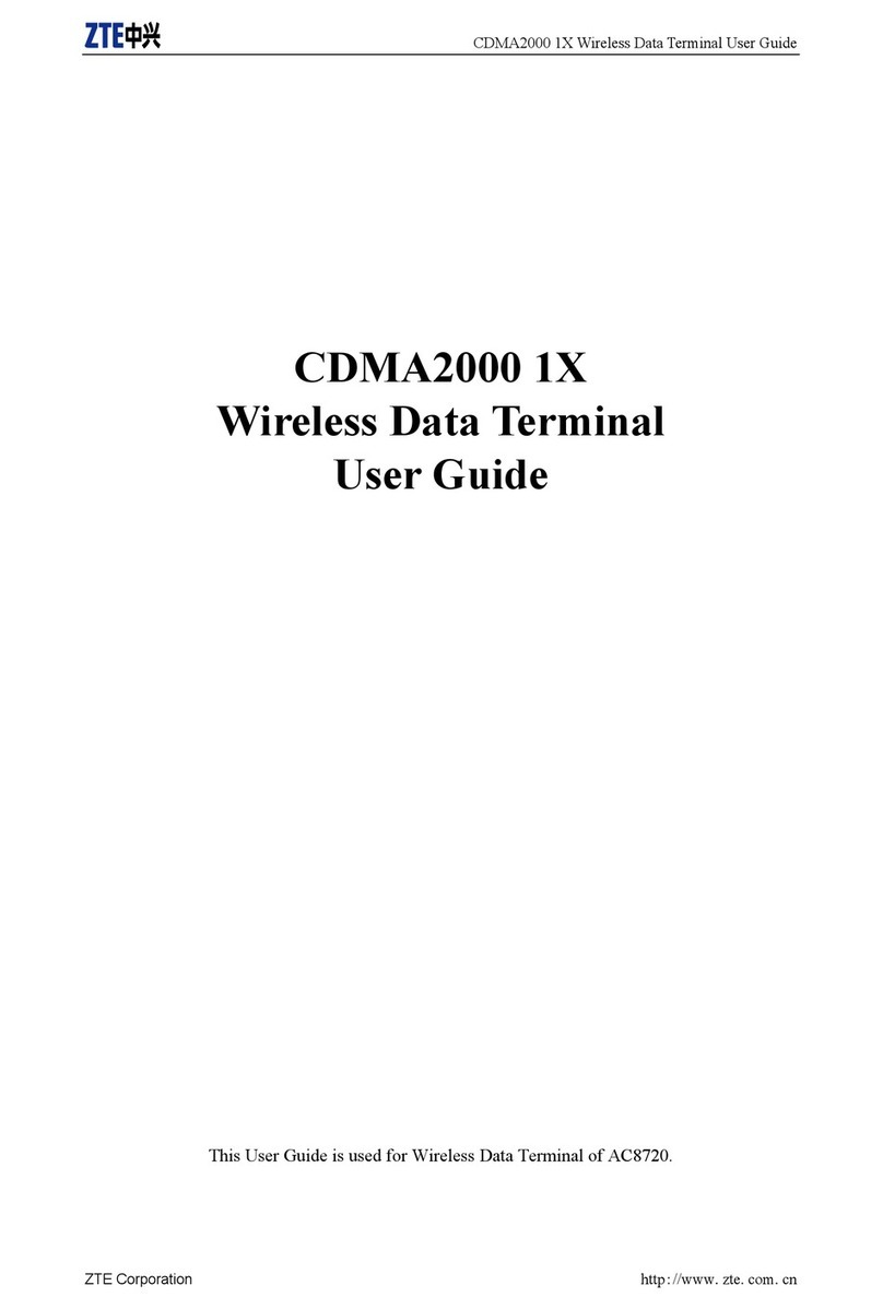 Zte CDMA2000 1X EVDO user guide