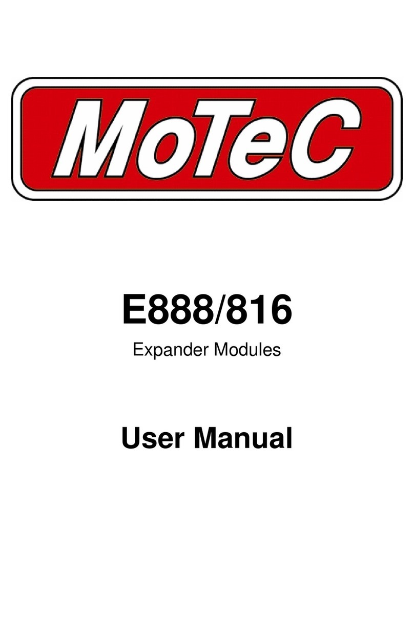 Motec Systems E888 User manual
