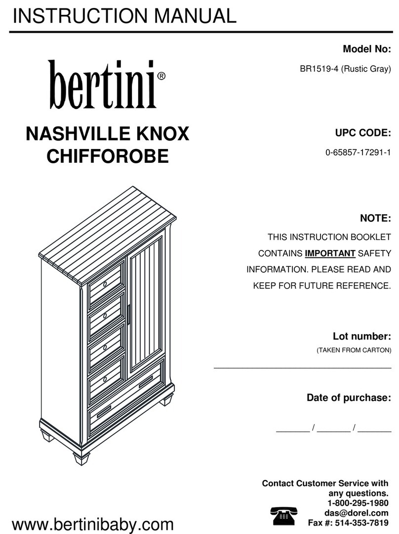 Bertini BR1519-4 User manual Bertini BR1519-4 User manual