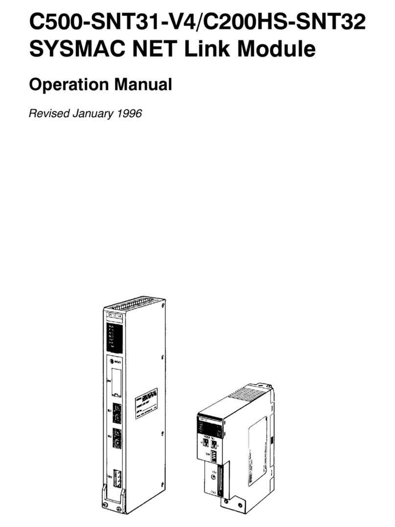 Omron C500-SNT31-V4 User manual