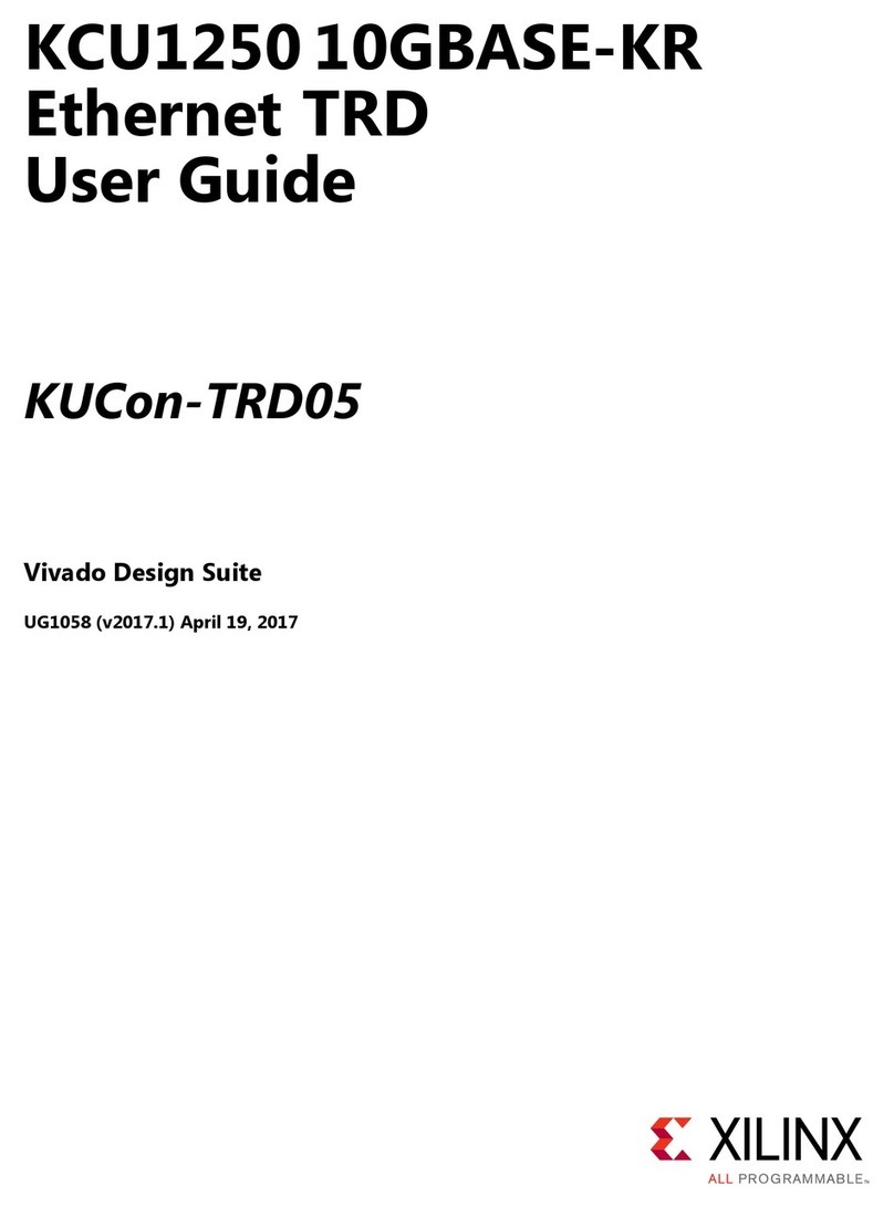 Xilinx KCU1250 10GBASE-KR user guide