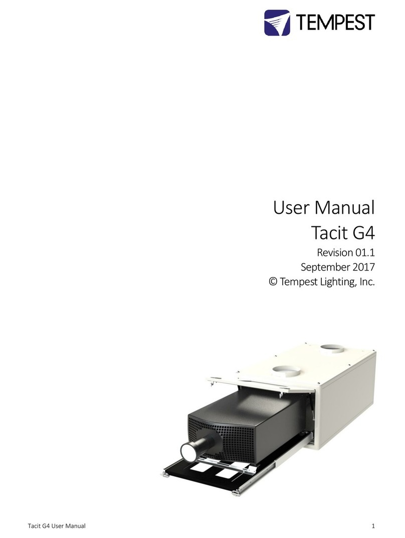 Tempest Tacit G4 User manual