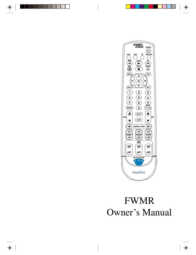Black & Decker FreeWire FWMR owner's manual