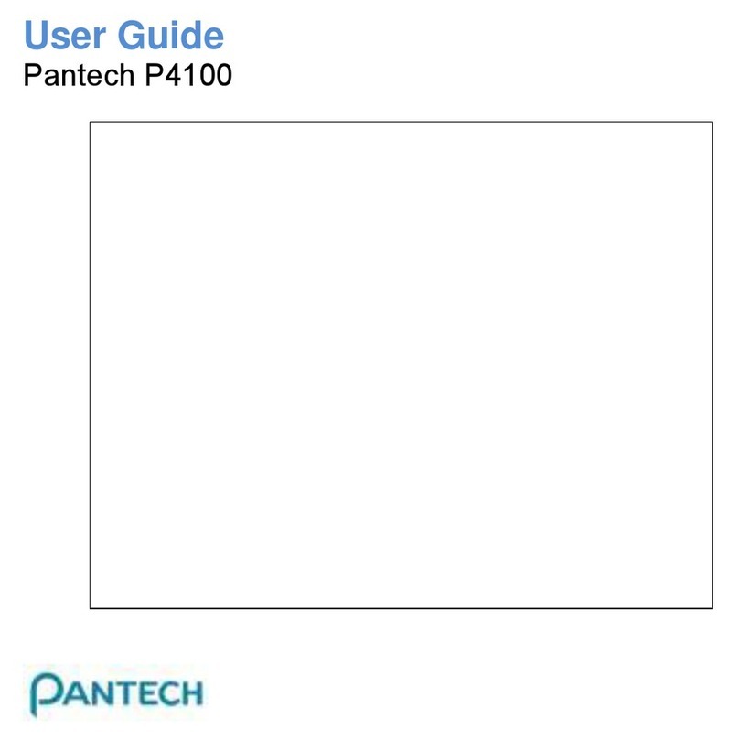 Pantech P4100 user guide