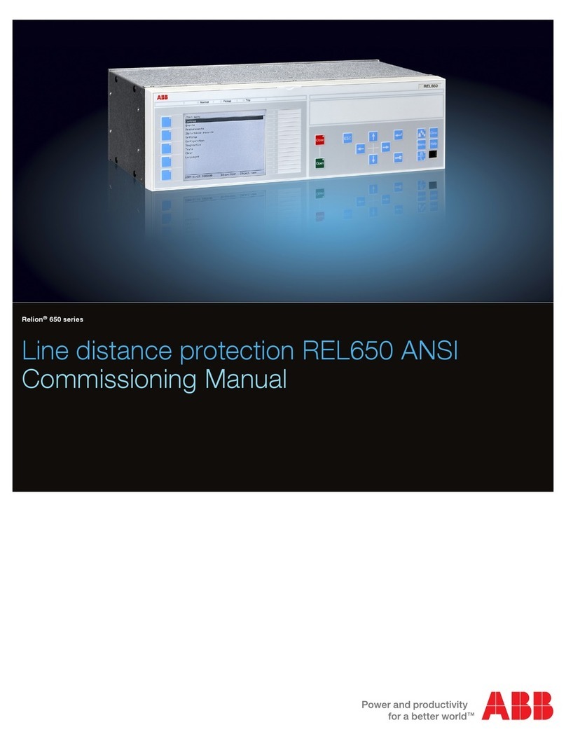 ABB Relion 650 Series REL650 Commissioning manual