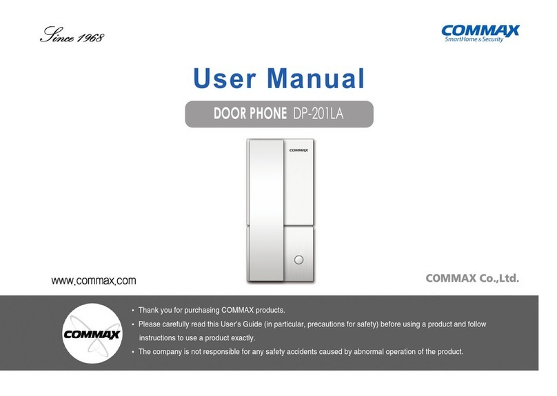 Commax DP-201LA User manual