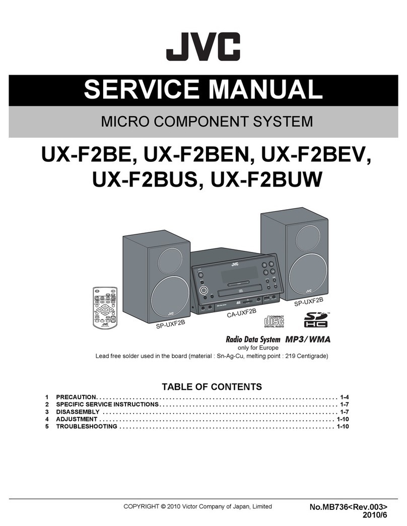 JVC UX-F2BEN User manual