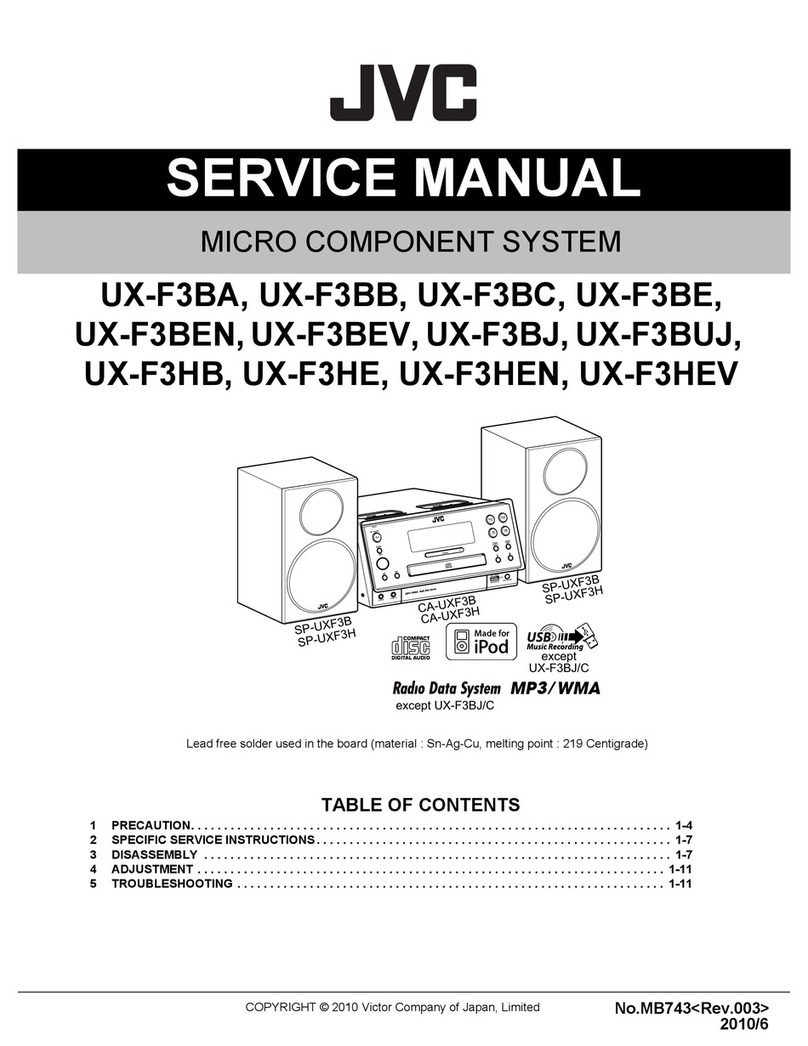 JVC UX-F3BA User manual