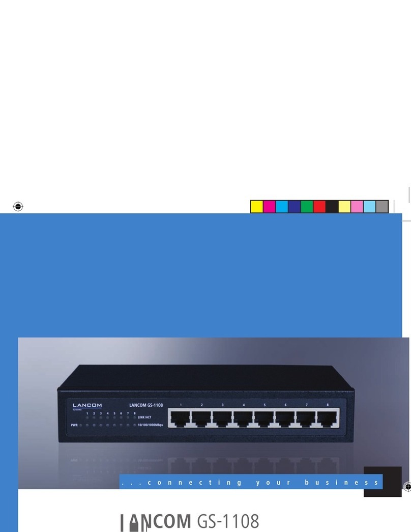 Lancom GS-1108 manual