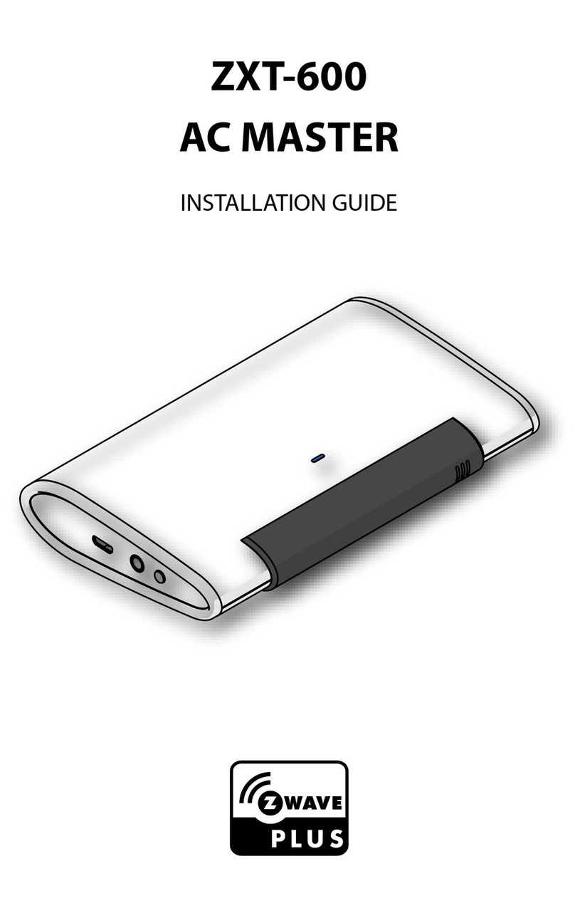 Z-Wave ZXT-600 installation guide