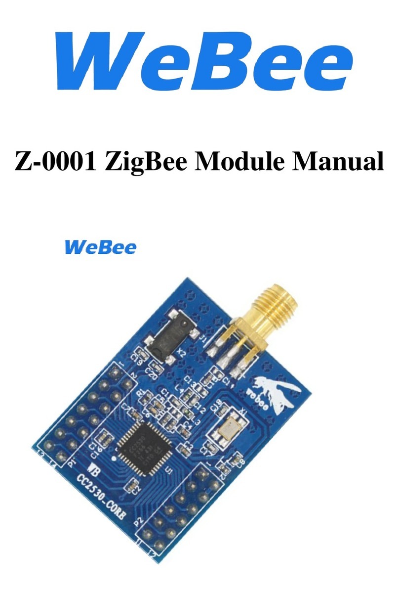 WEEBEE Z-0001 ZigBee User manual