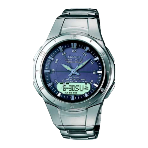 Casio WVA-400D Service manual and parts list