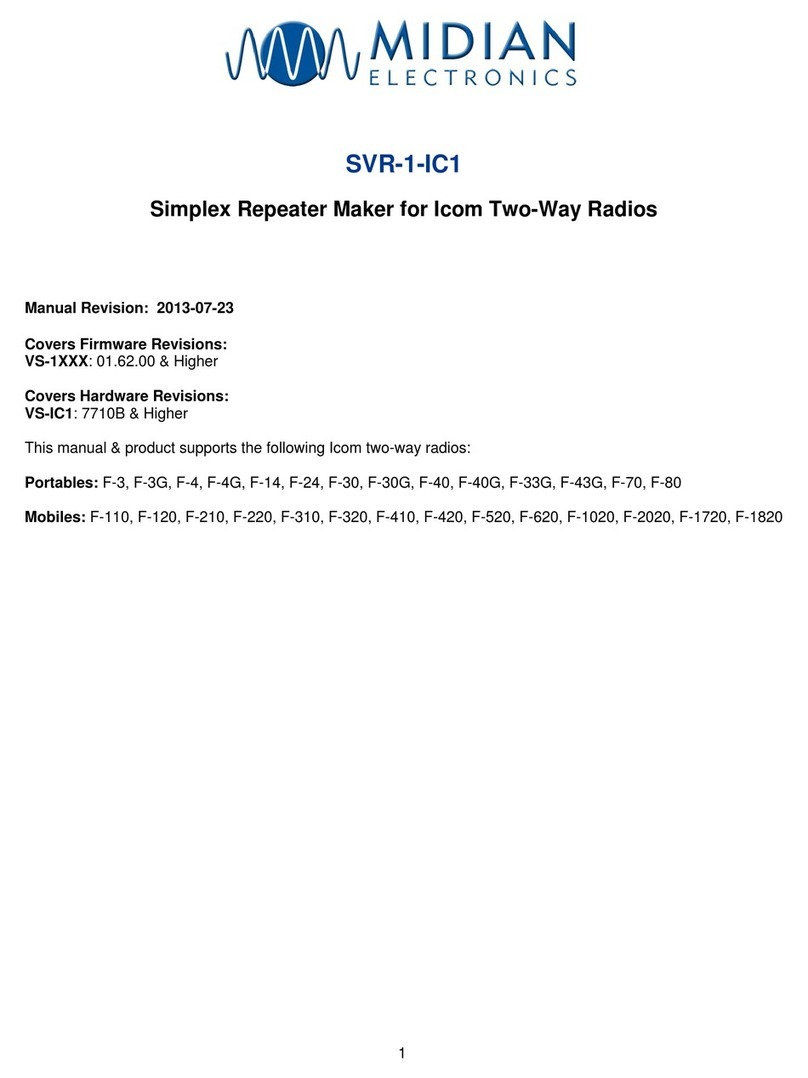 Midian SVR-1-IC1 manual Midian SVR-1-IC1 manual