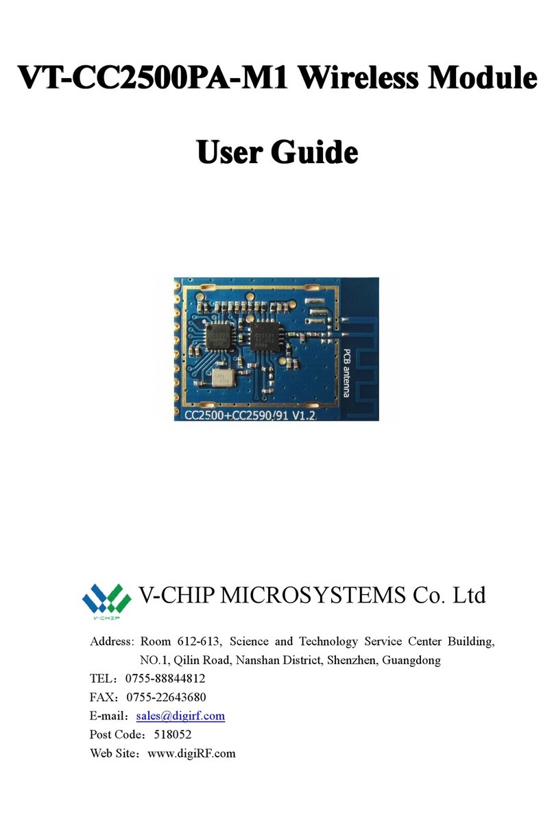 V-Chip Microsystems VT-CC2500PA-M1 User manual