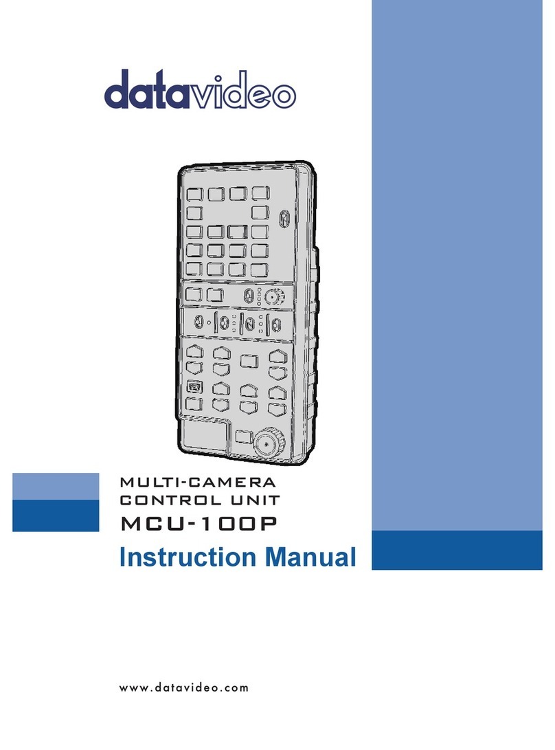 Data Video MCU-100P User manual