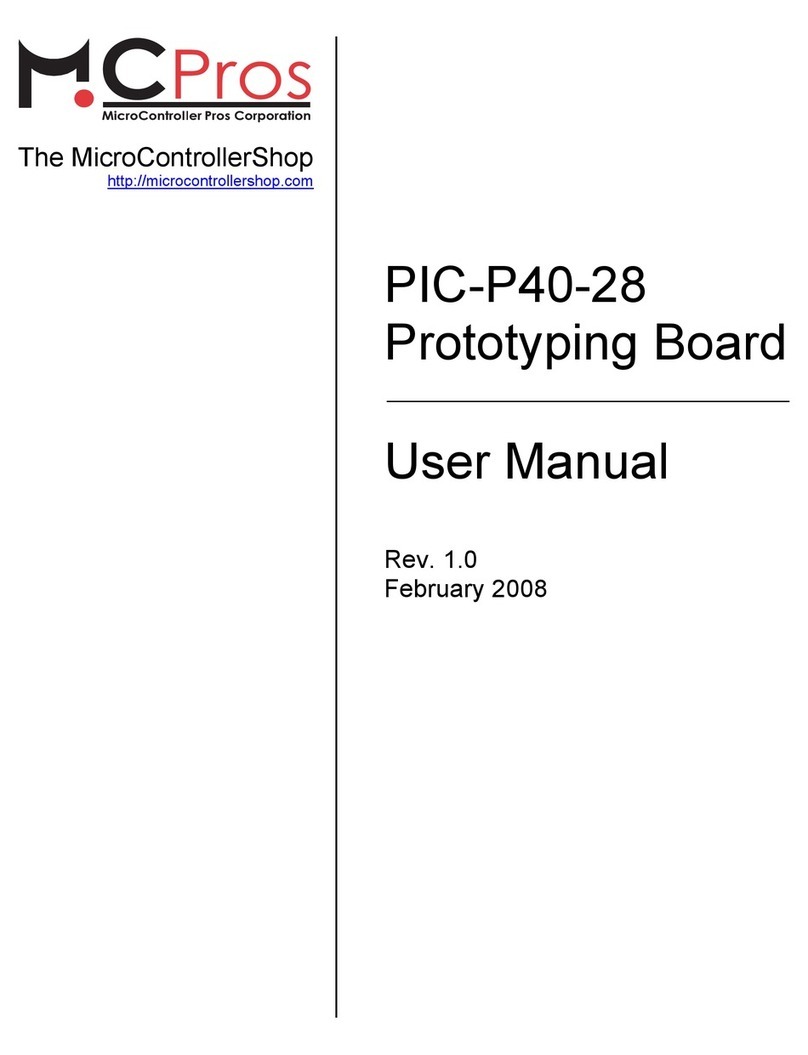 MCpros PIC-P40-28 user manual