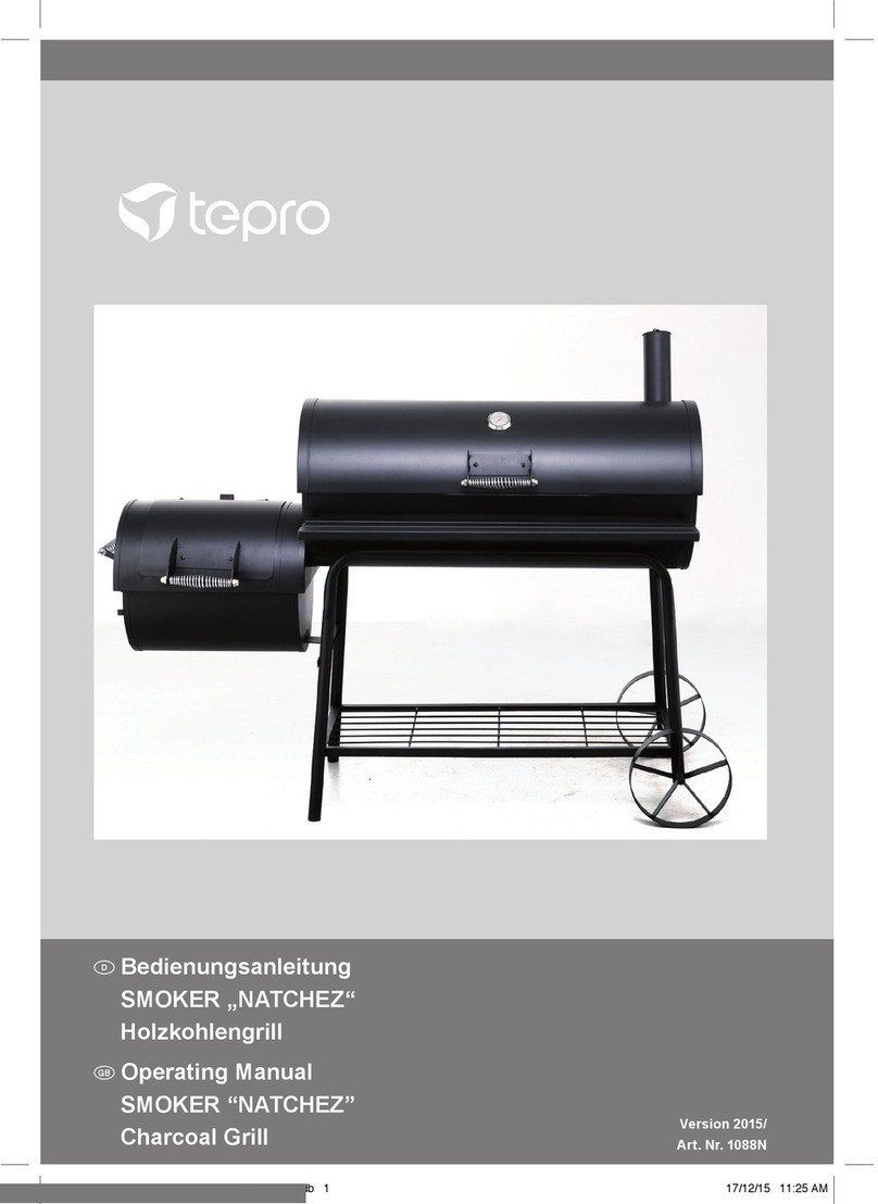 Tepro Garten NATCHEZ operating manual