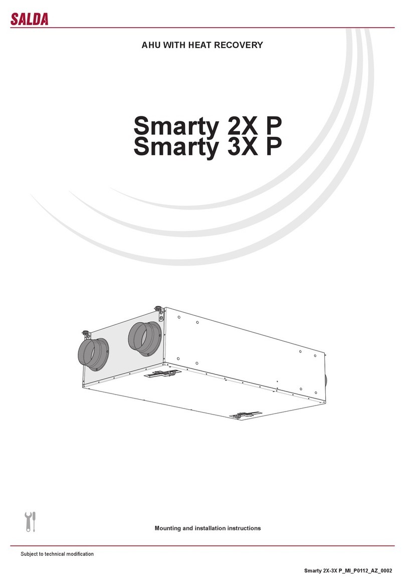 Salda Smarty 2X P Mounting and installation instructions