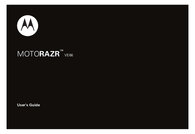 Motorola MOTORAZR VE66 User manual