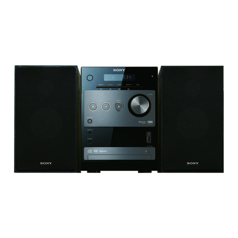 Sony CMT-DX400 operating instructions