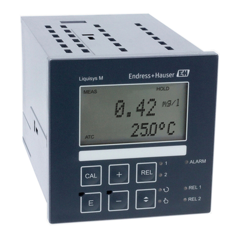 Endress+Hauser Liquisys M CCM223 User manual