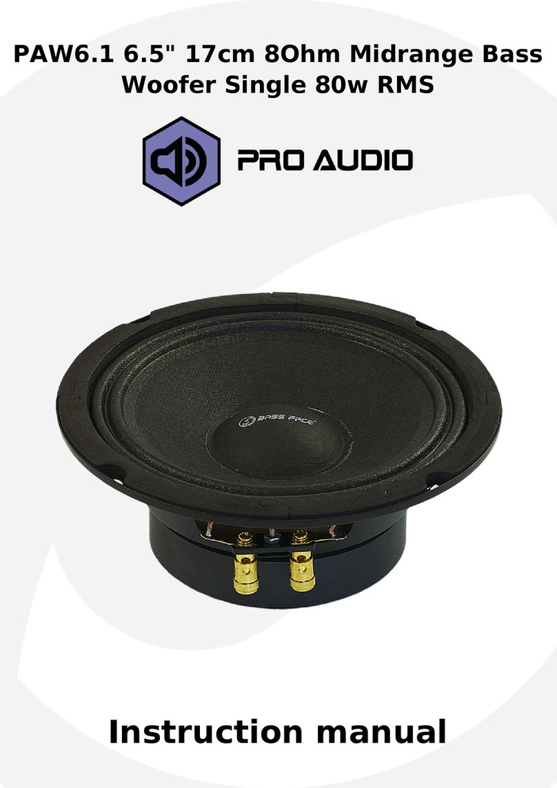 ProAudio PAW6.1 User manual