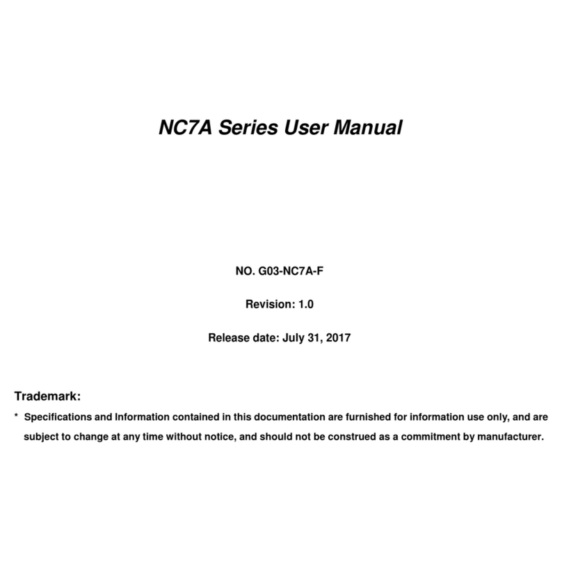 JETWAY NC7A Series user manual