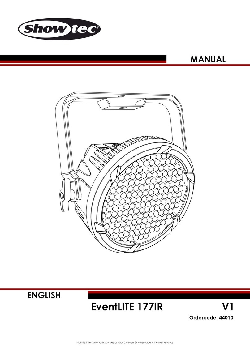 Show Tec Eventlite 177IR User manual