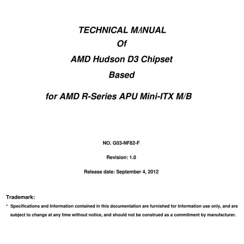 AMD Hudson D3 Chipset User manual