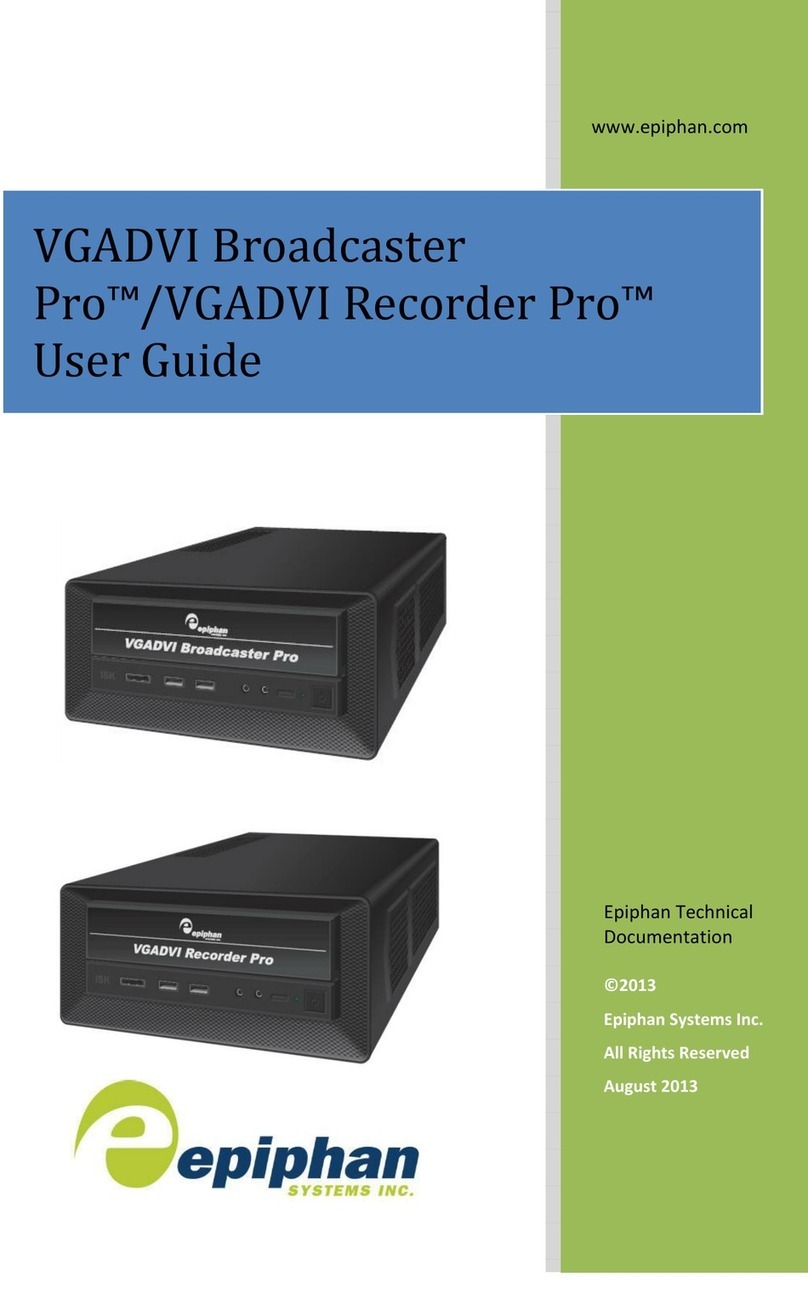 epiphan VGADVI Broadcaster Pro User manual