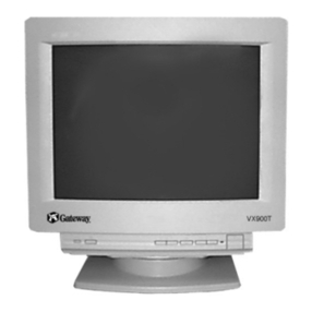 Gateway VX900T User manual
