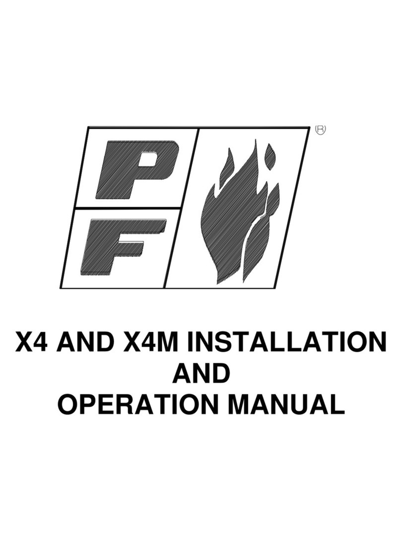PF X4-400 Installation and operation manual