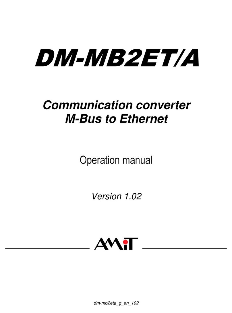 Amit DM-MB2ET/A Operation manual