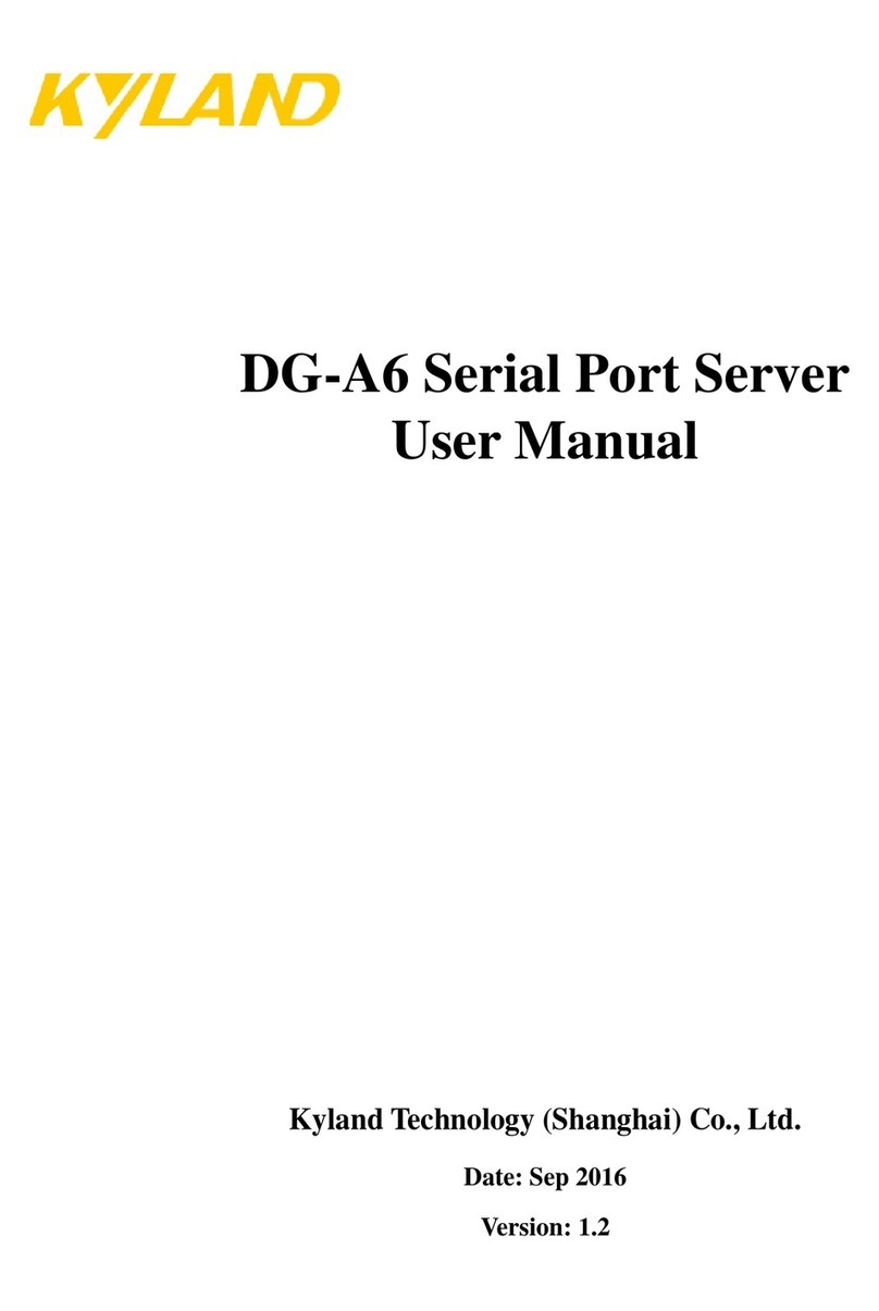 KYLAND Technology DG-A6 user manual