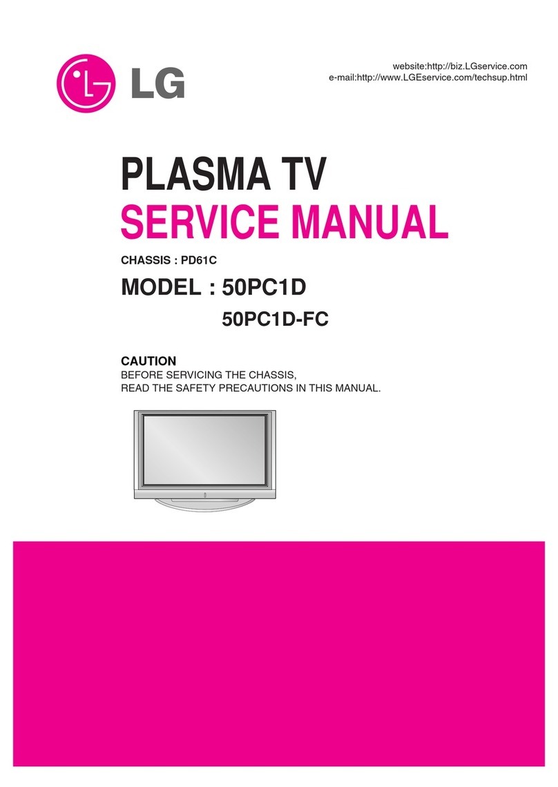 LG 50PC1D Series Service manual