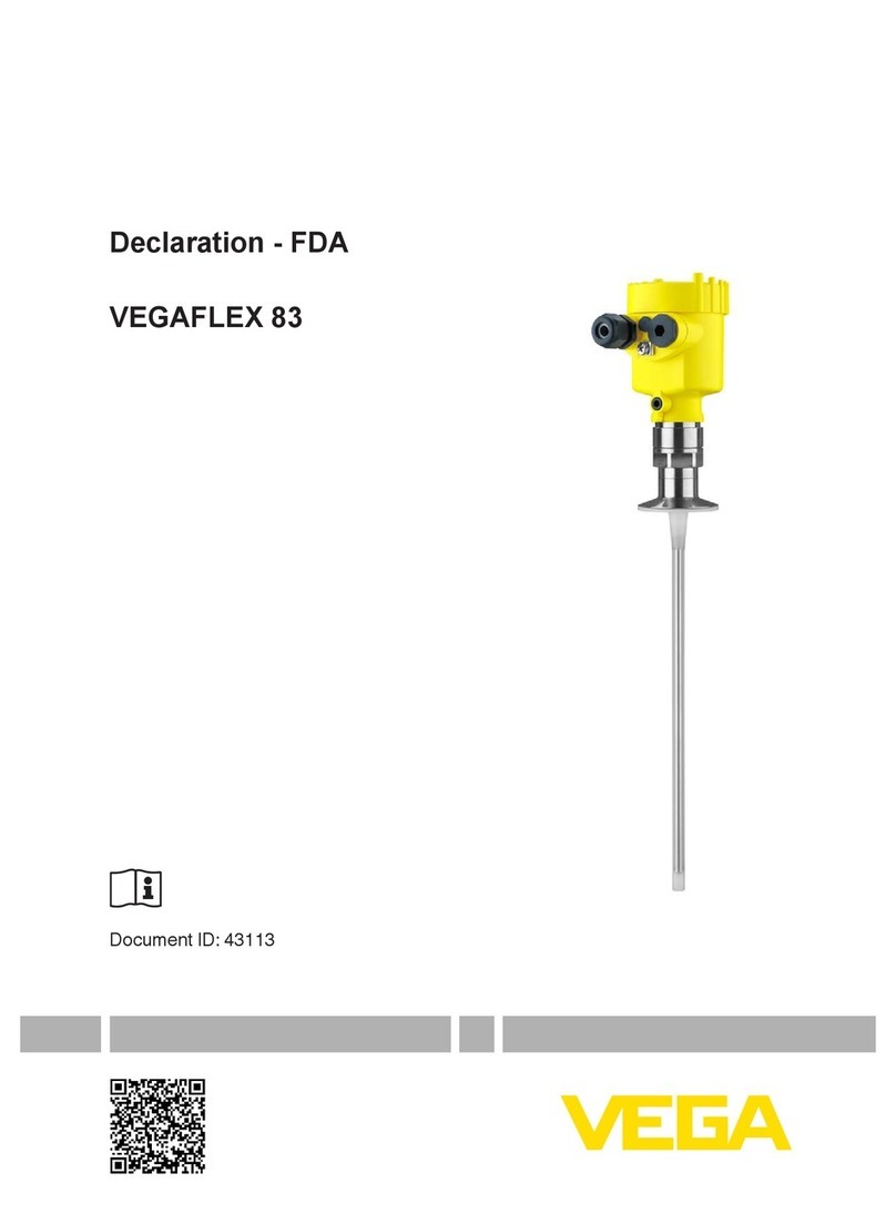 Vega vegaflex 83 operating instructions