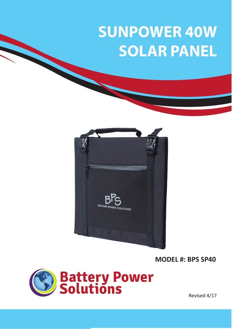 Sun Power BPS SP40 User manual